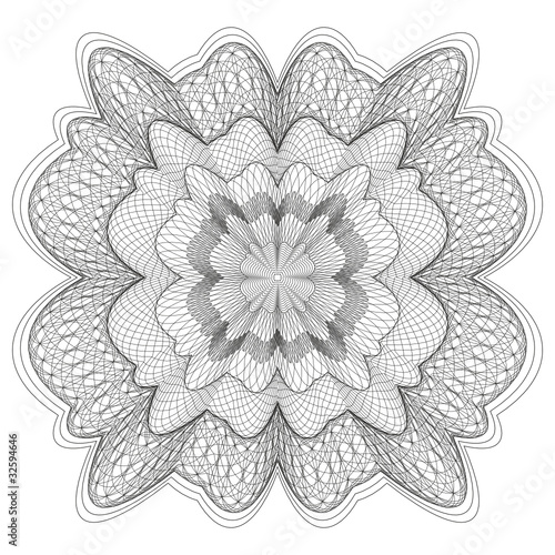 Guilloche - Rosette, Symbol, Rosetta, Sicherheit, Zertifikat