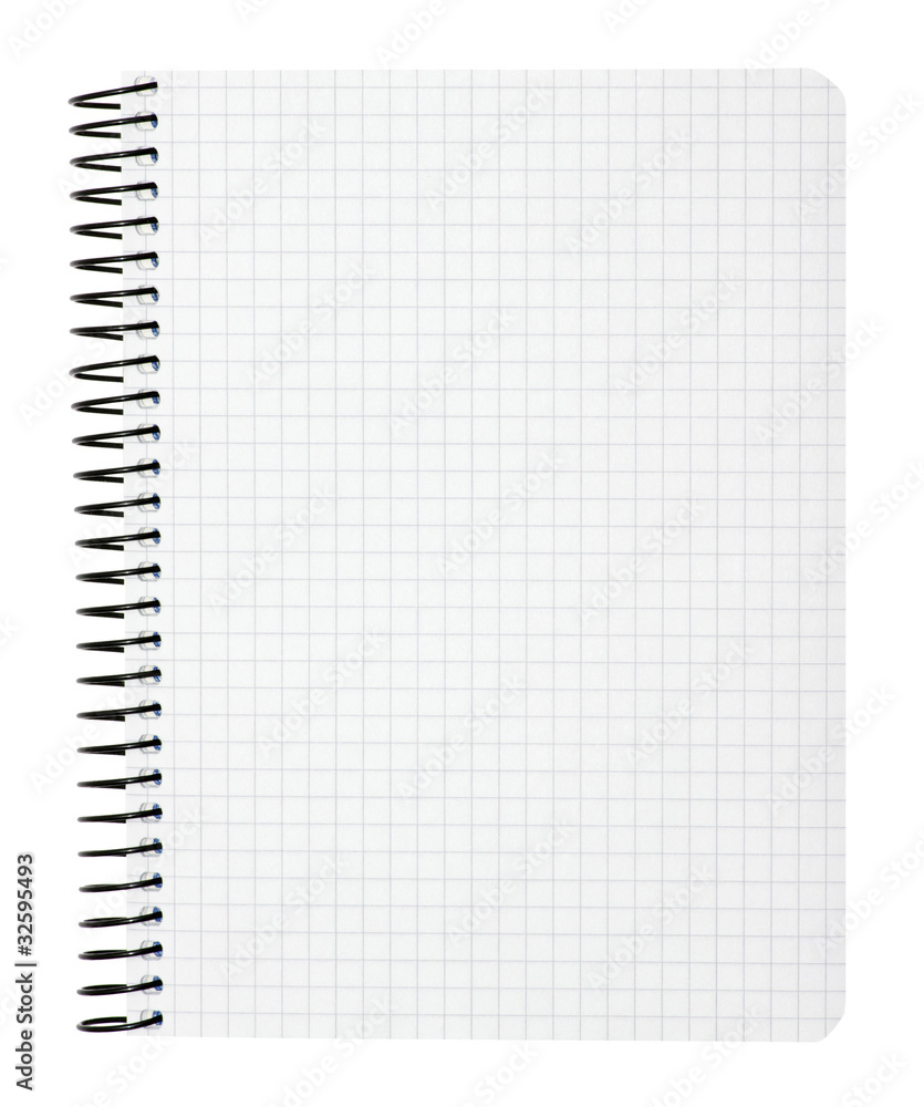 blank notebook