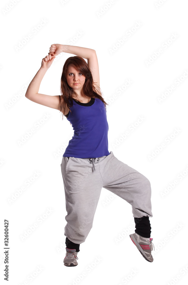 The hip-hop dancer The hip-hop dancer