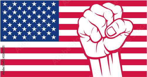 United States of America fist