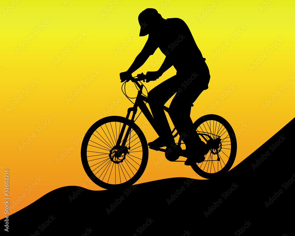 Fototapeta premium cyclist