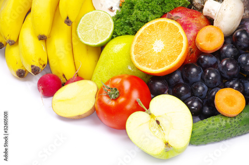 vegetables and fruits