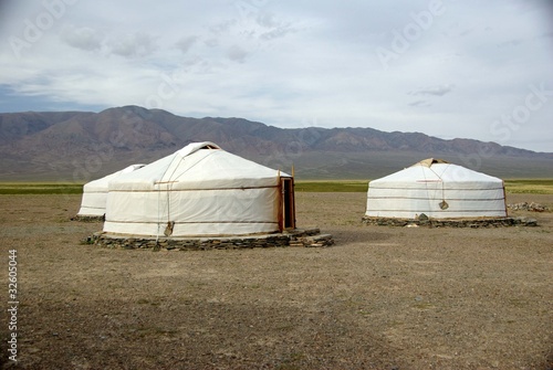 Yourtes, Mongolie © Pascal RATEAU