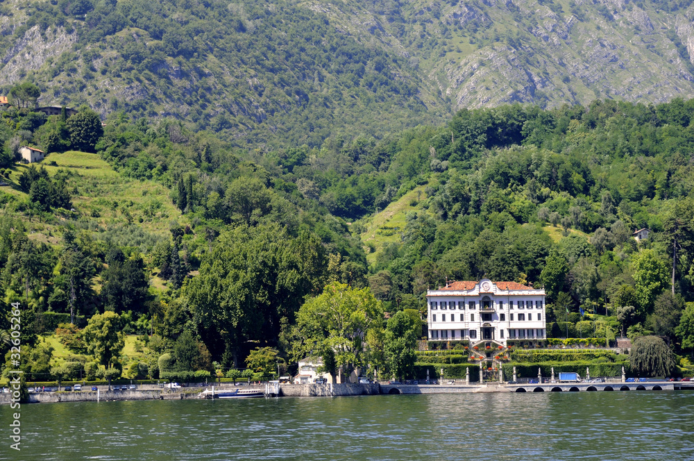 View of Lake Como in Northern Italy