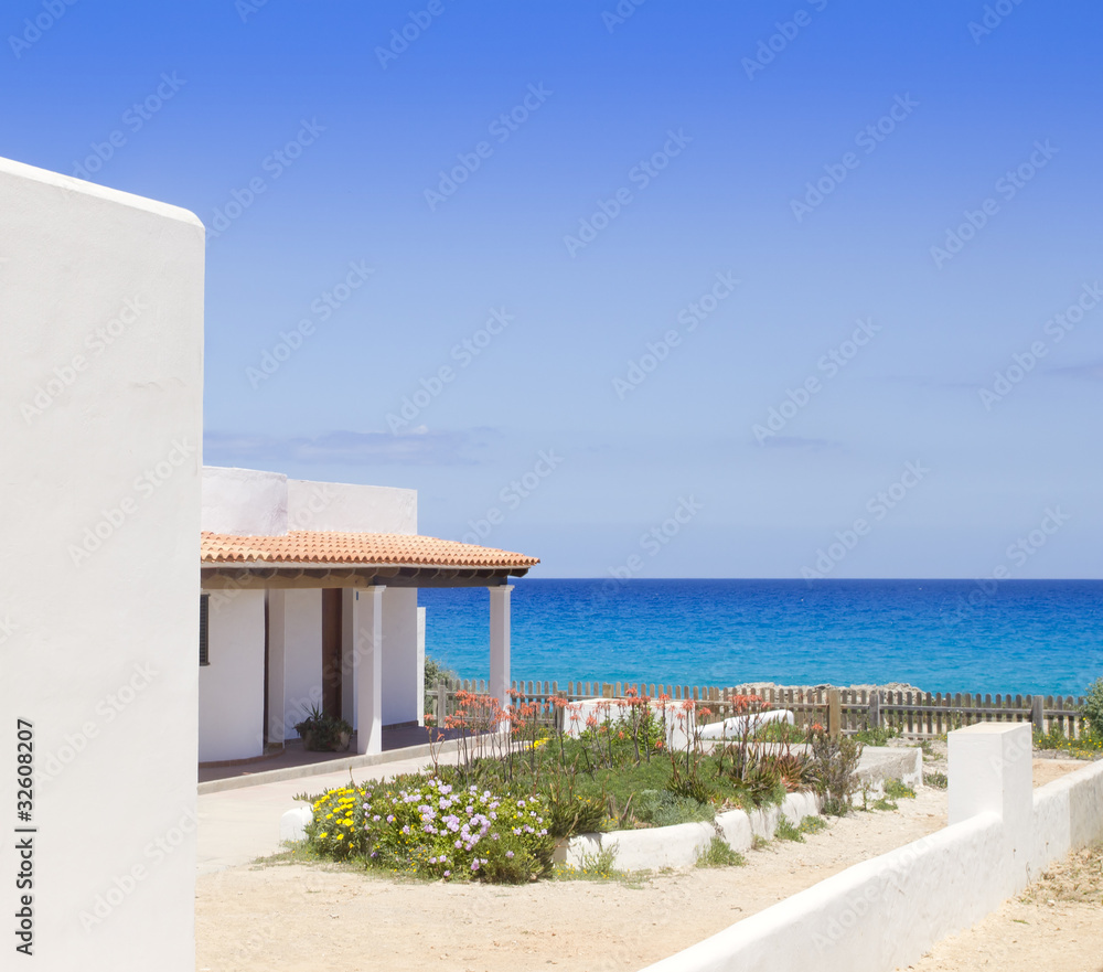Obraz premium Formentera north escalo es calo aqua Mediterranean