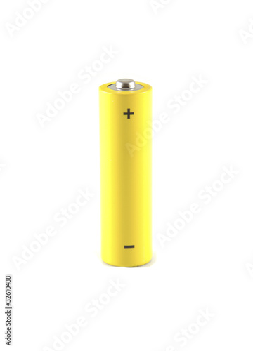Plakat Single yellow battery