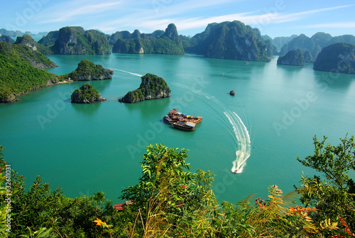 Photography Picturesque sea landscape. Ha Long Bay,  Vietnam