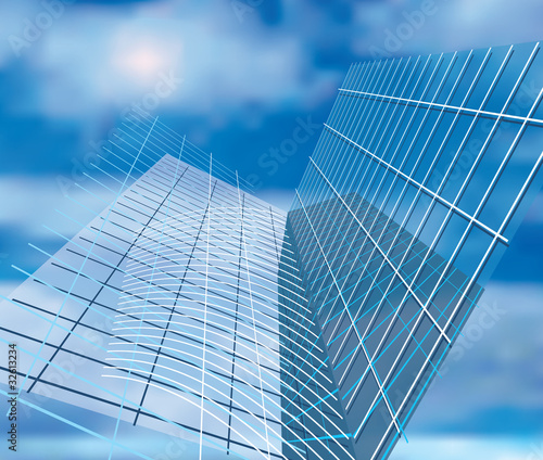 abstract skyscraper