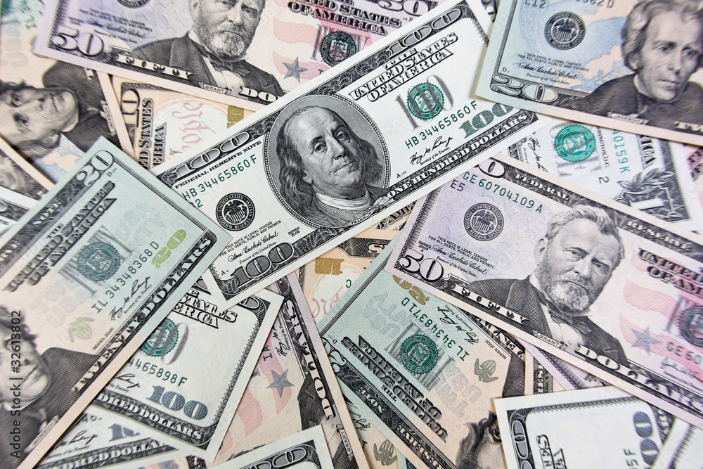 American dollar bills American dollar bills
