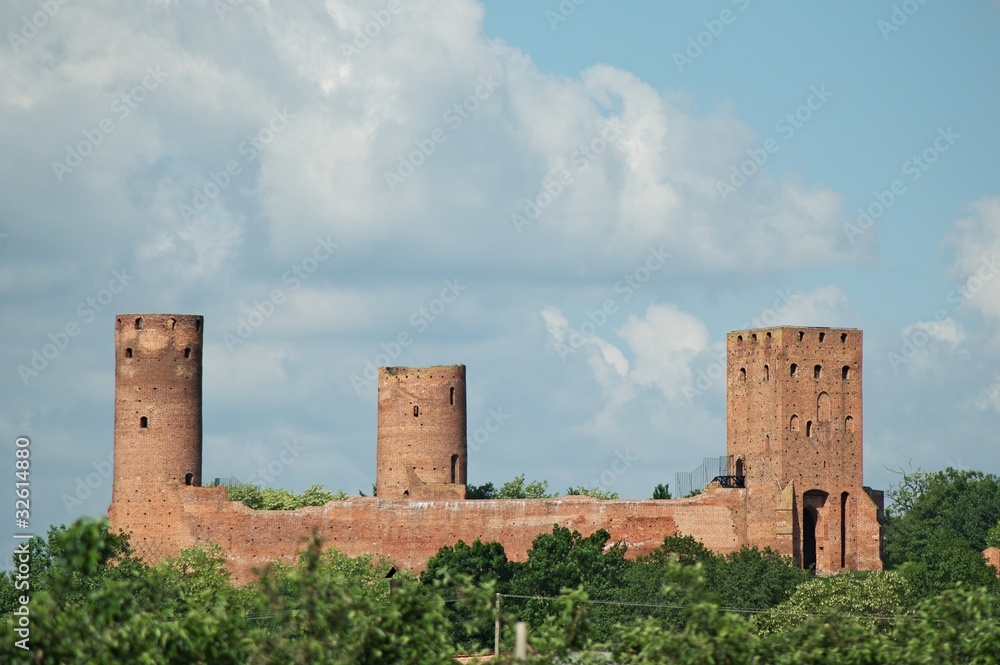 Castle of the Dukes of Mazovia in Poland