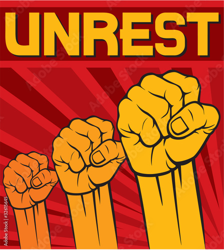 fist - symbol of unrest