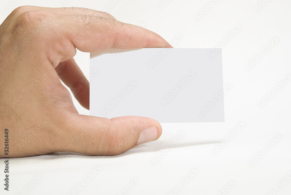 Fototapeta premium Tarjeta de visita