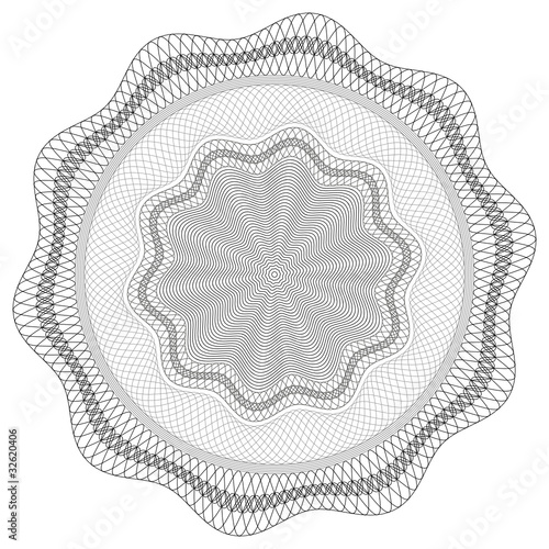 Guilloche - Rosette, Symbol, Rosetta, Sicherheit, Zertifikat