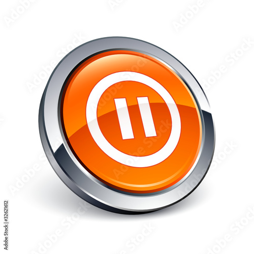 icône bouton internet pause