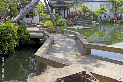 Calm Asian garden
