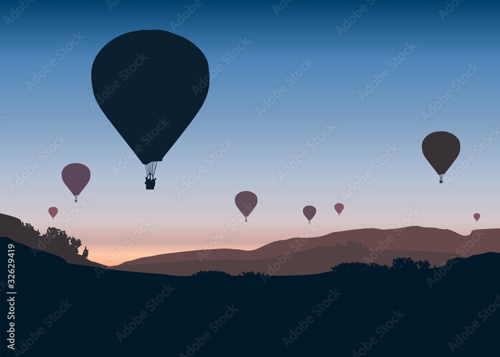 Fototapeta premium Mongolfiere_2