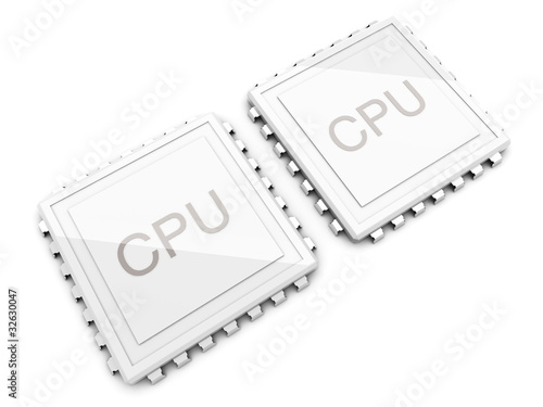 Dual core CPU photo