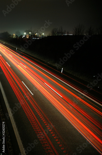 highway at night