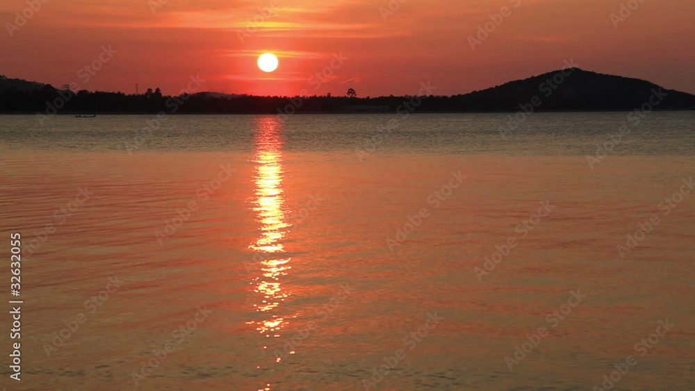 sunset and sea sunset and sea