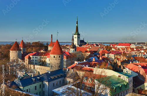 Old town of Tallinn Estonia