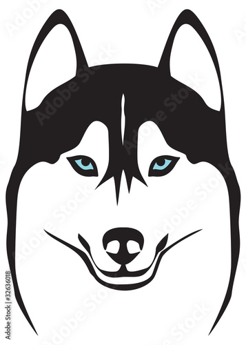husky head