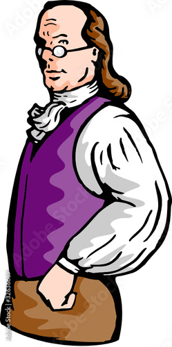 Benjamin Franklin noble aristocratic gentleman