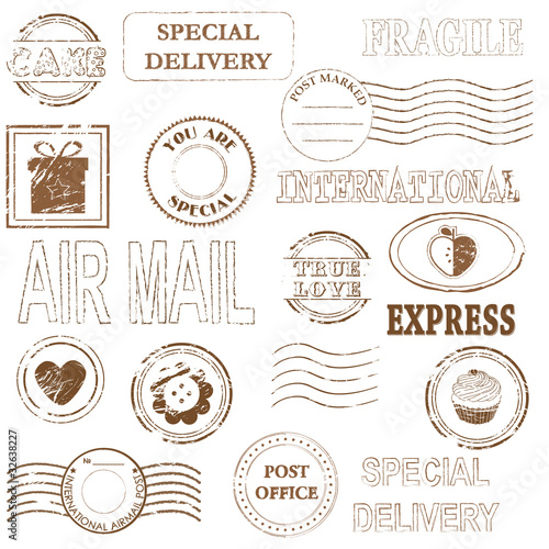 Vector stamp set collection