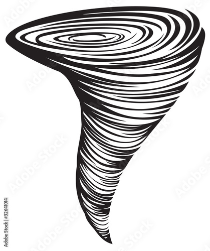 Illustration of tornado