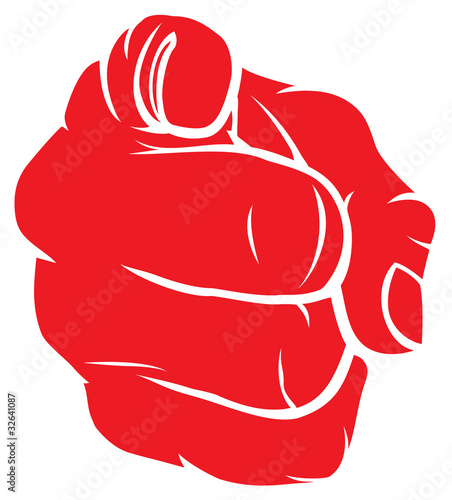 Hand pointing