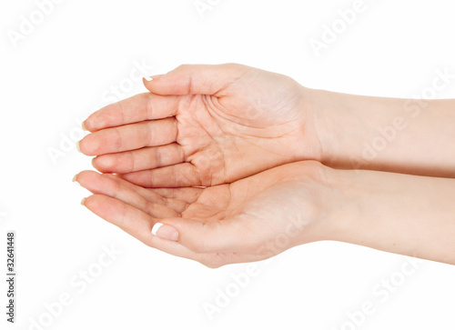 two women's hands
