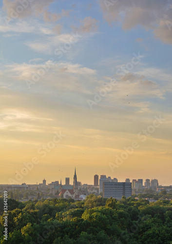     d  - panorama miasta