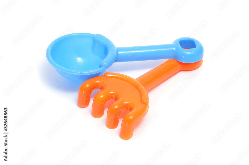 beach shovel and rake beach shovel and rake