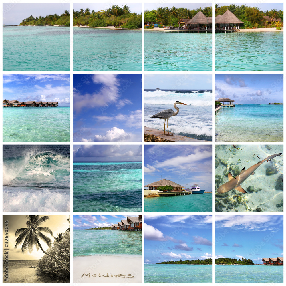 Tropical holiday on Maldives