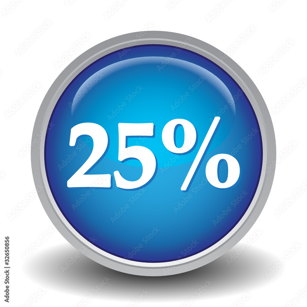 25 PERCENT ICON 25 PERCENT ICON