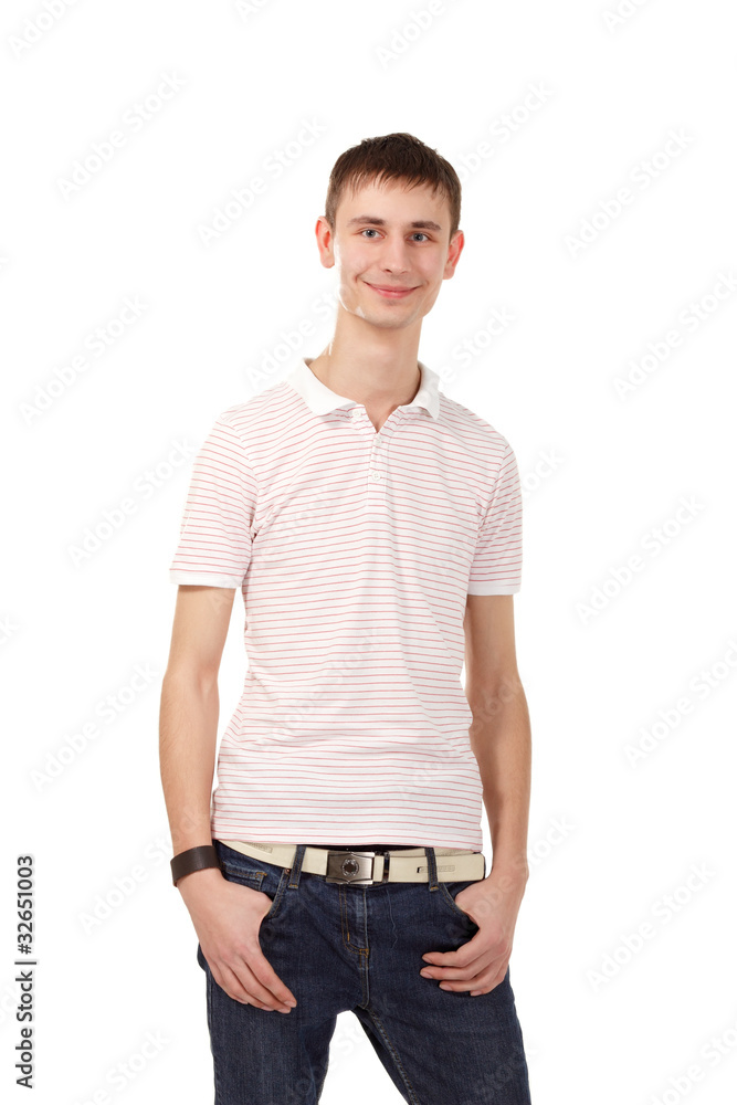 teen boy cheerful isolated on white teen boy cheerful isolated on white
