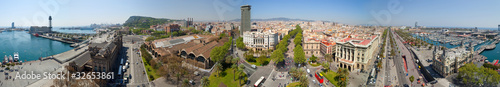 Panorama view of Barcelona #32653861