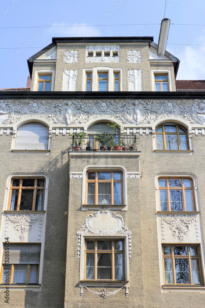 Fototapeta premium München, Jugendstilhaus