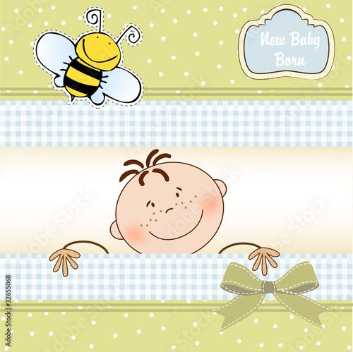 baby announcement card