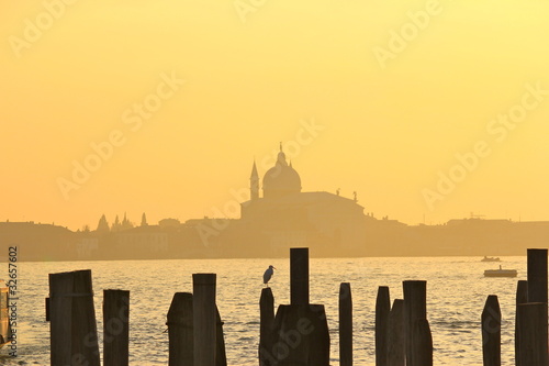 Coucher de soleil à Venise