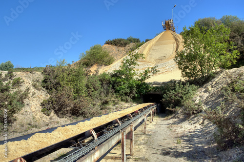 Carrière d'extraction de sable