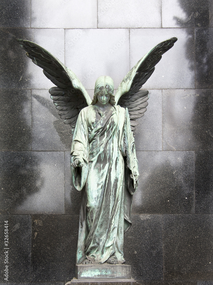 An 19th century antique cemetery in Warsaw. Poland.