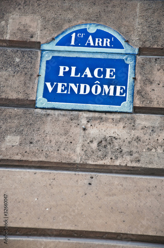 place Vendôme à Paris