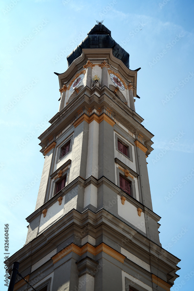 Obraz premium Deggendorf Kirchturm