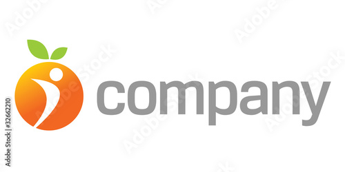 Orange energy logo for sport training