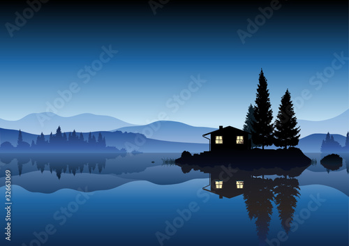 Insel im See