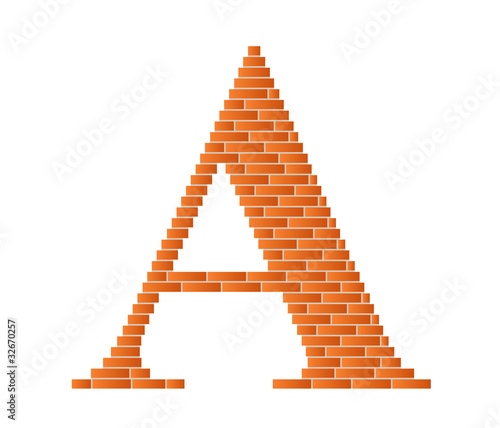 The letter A.