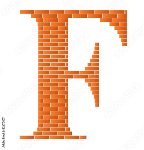 The letter F