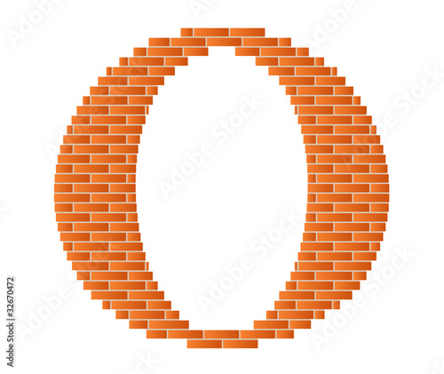 The letter O.