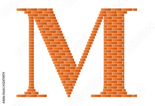 The letter M.