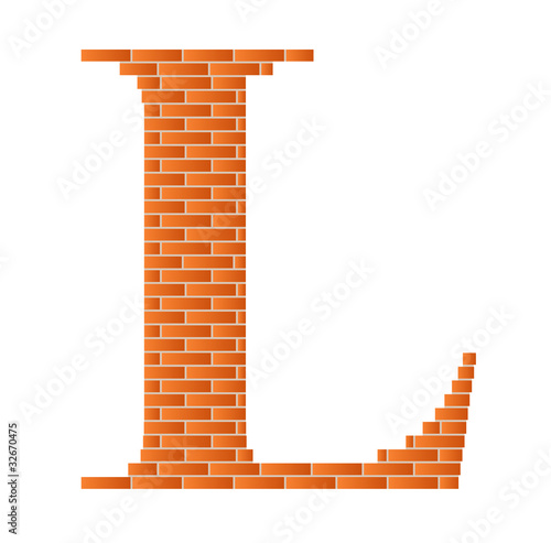 The letter L.